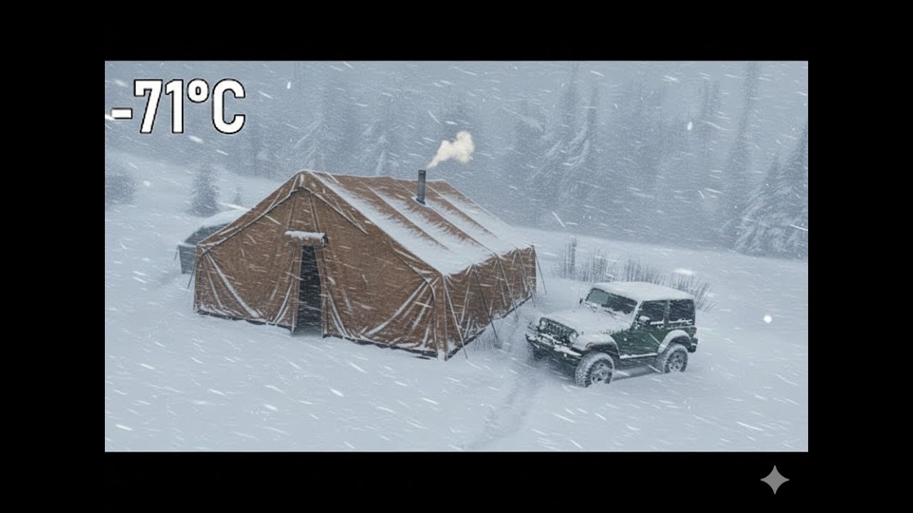 🌨️ Snowstorm Nightmare | Finding Shelter in a Deserted Mountain Cabin