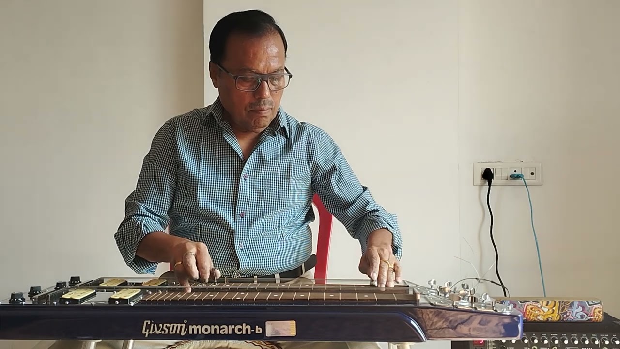 Old hindi song"Zara Saamne To Aao Chhaliye"on Electric Steel Hawaiian Guitar cover by Sankar Das.