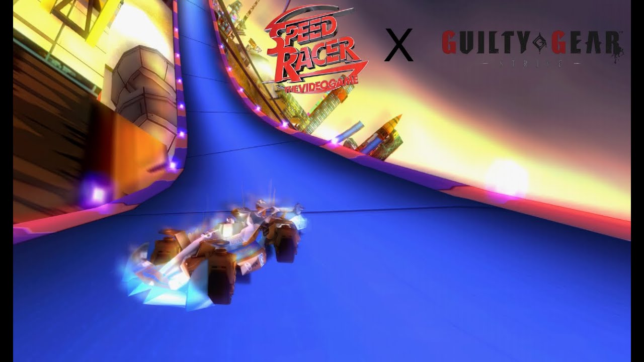 Speed Racer: The Videogame (PS2) Speed Racer X Guilty Gear Mod ACDC T-180