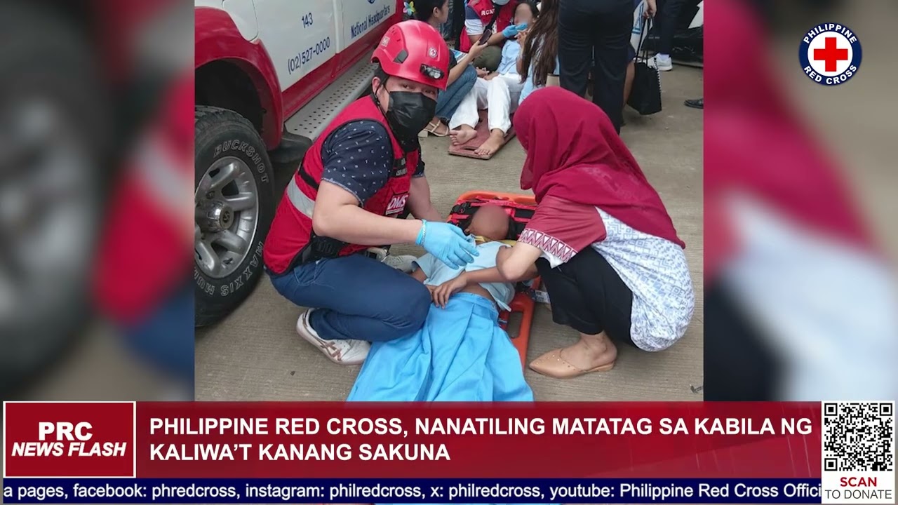 PRC RESPONDED TO DOUBLET EARTHQUAKE IN DAVAO