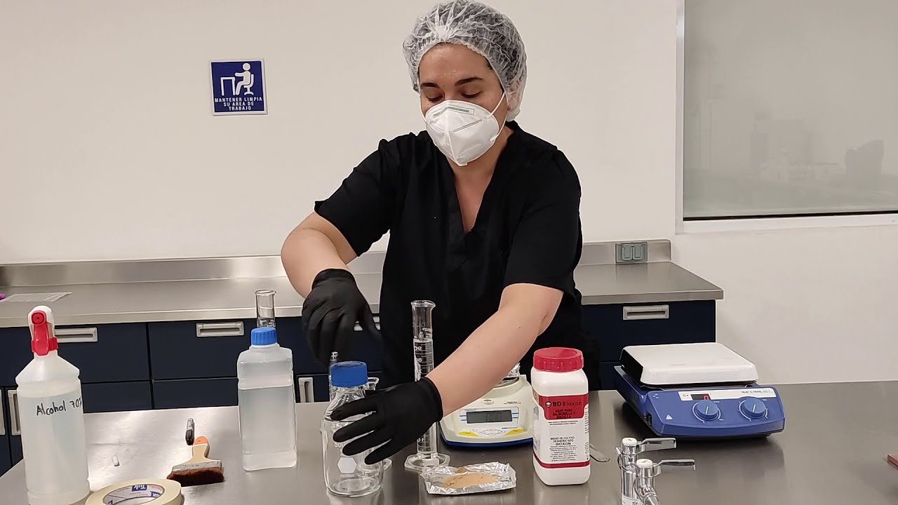 Preparación de agar Salmonella Shigella
