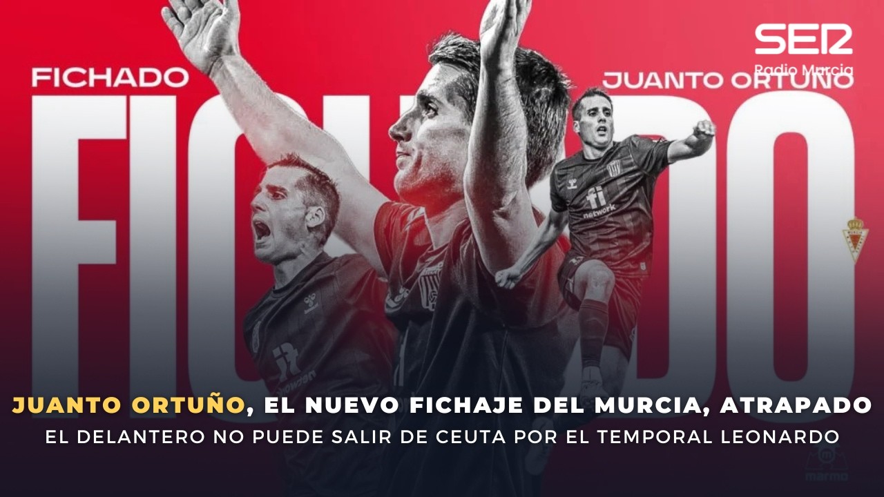 EL REAL MURCIA SIN JUANTO ORTUÑO: ATRAPADO POR EL TEMPORAL EN CEUTA