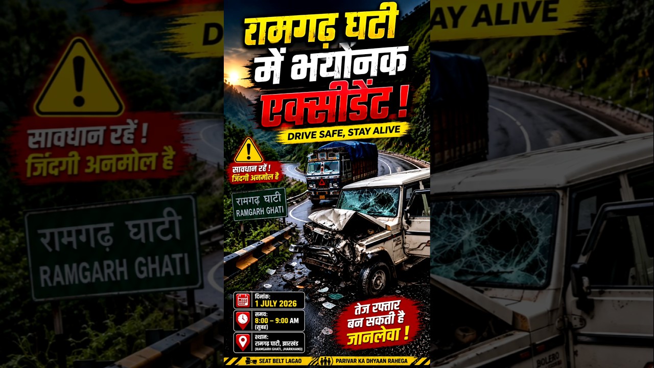 🚨 Ramgarh Ghati Accident | 1 July 2026 | Drive Safe 🙏 #Shorts