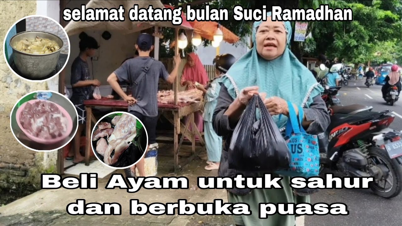 Beli Ayam dan daging buat saur dan berbuka puasa #partitv #pantiodgj  #yayasanodgj 