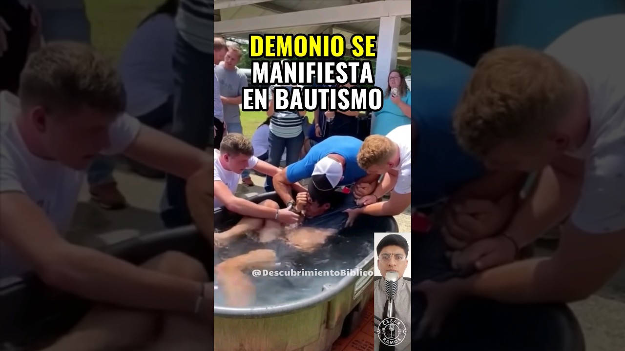 Demonio se Manifiesta en Bautismo #demonios #bautismo #cristianos #sobrenatural #paranormal #biblia