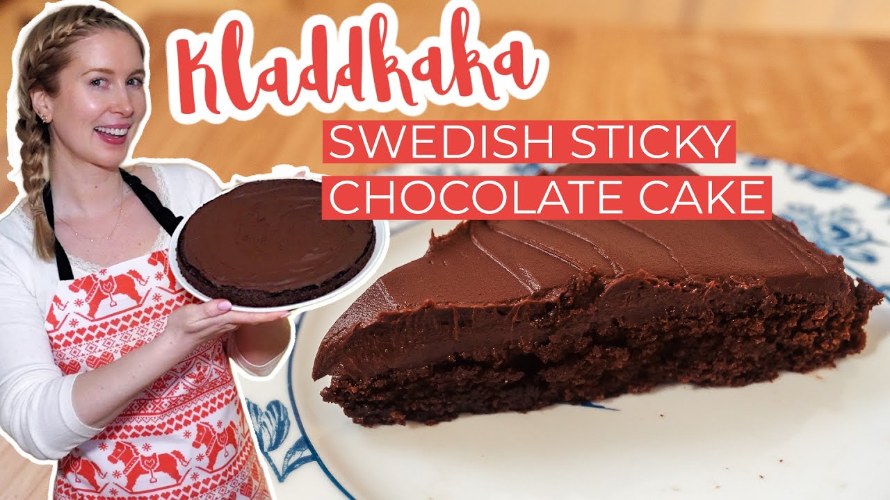 EASY Kladdkaka (Swedish Sticky Chocolate Cake)