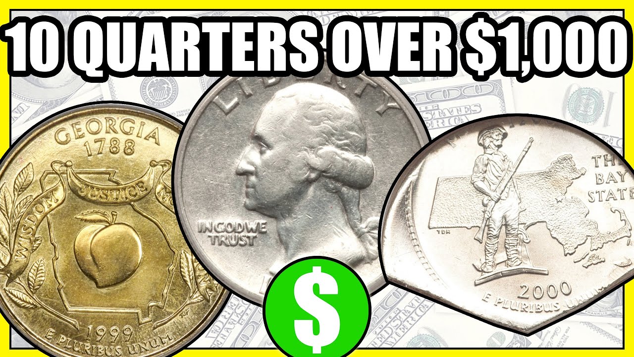 Top 10 Quarter Errors Over $1,000 - Valuable & Crazy Mint Error Quarters Worth Money