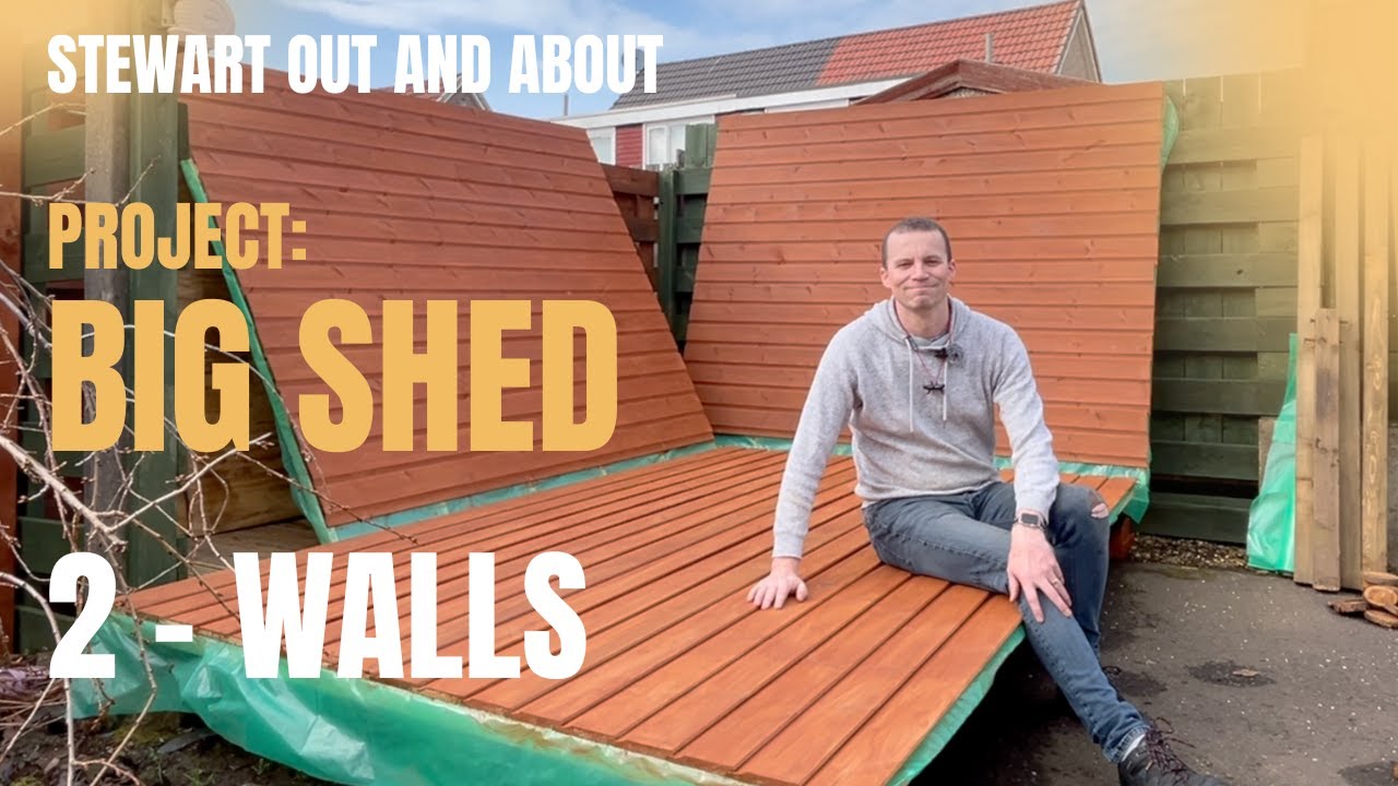 Project Big Shed - 2 Cladding the Walls