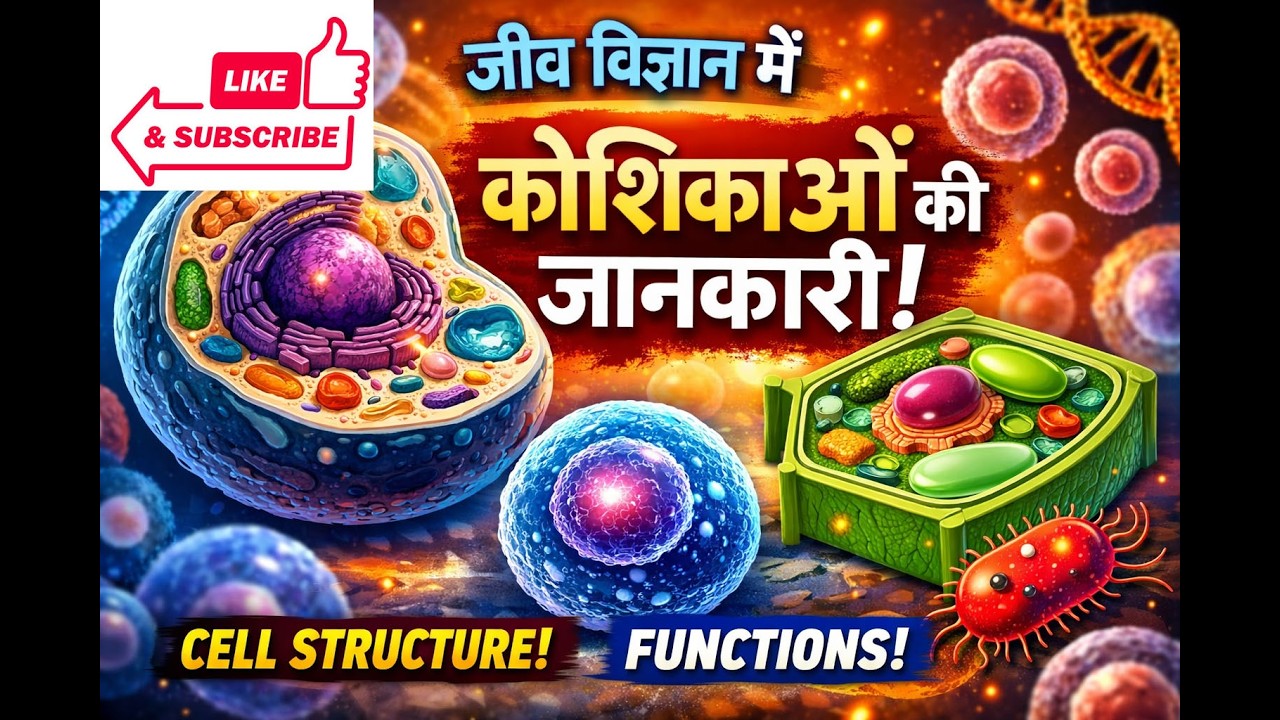 जीव विज्ञान - कोशिका की पूरी जानकारी