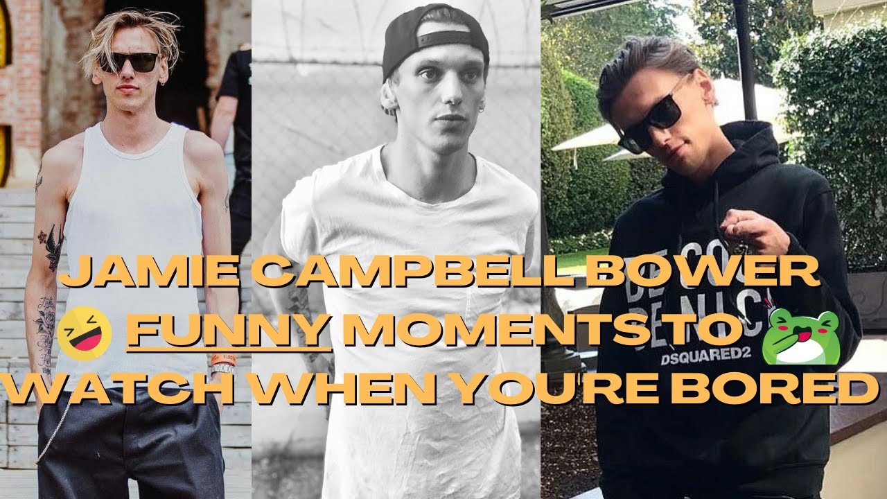 Jamie Campbell Bower funny moments to watch when you're bored