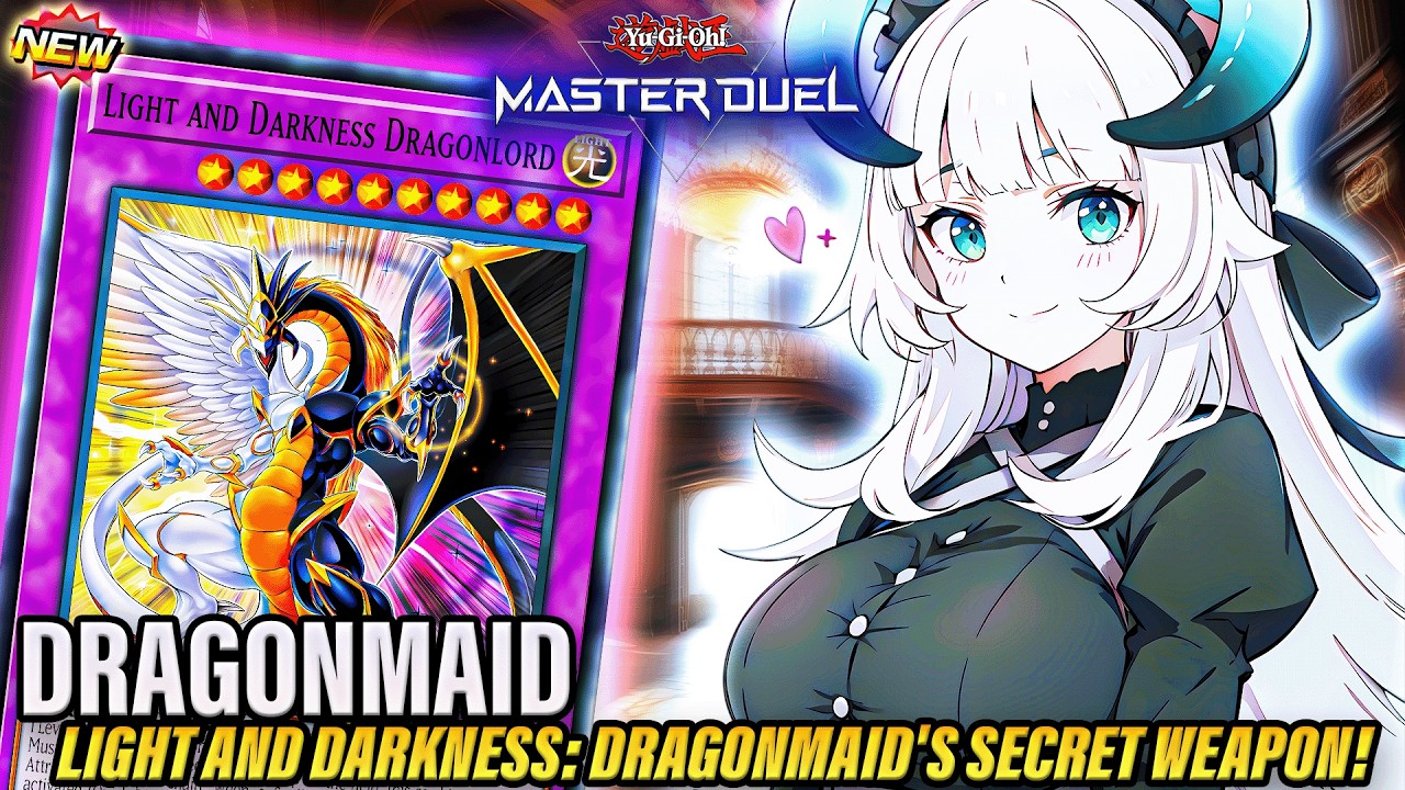 🧹 NEW DRAGONMAID DECK PROFILE - THE CRAZY POWER OF LIGHT & DARKNESS! [YU-GI-OH! MASTER DUEL]