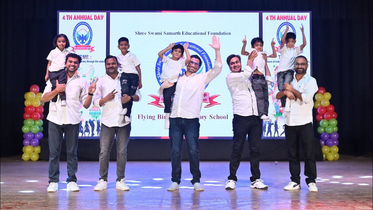 Father & Son Dance | Heartwarming | Flying Birds Pre‑School | Phursungi | Annual Function 2025‑26