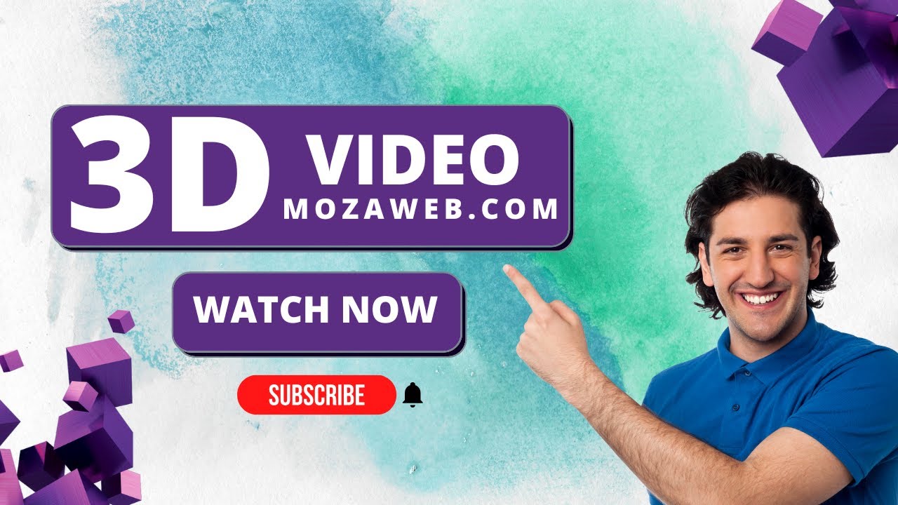 MOZAWEB (TUTORIAL): un sito web spettacolare e... in 3D #3d #mozaweb #spettacolare