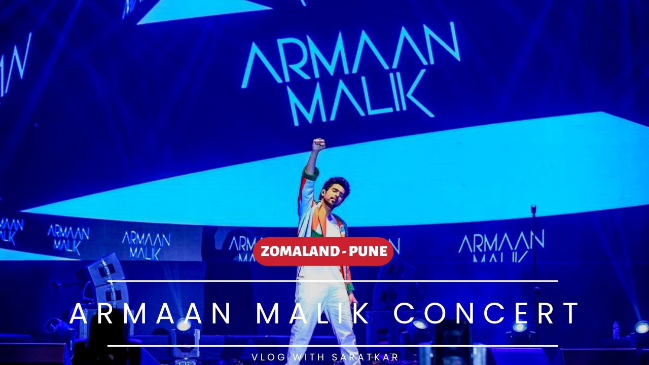 Armaan Malik Concert || Zomaland Pune 2022 || For True Armaanians || Vlog With Saratkar