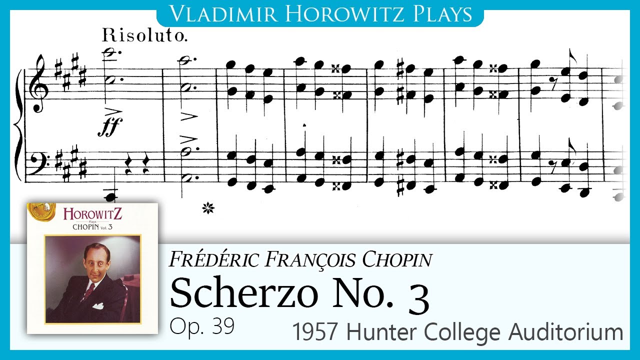 Chopin: Scherzo No. 3, Op. 39 [Horowitz 1957]