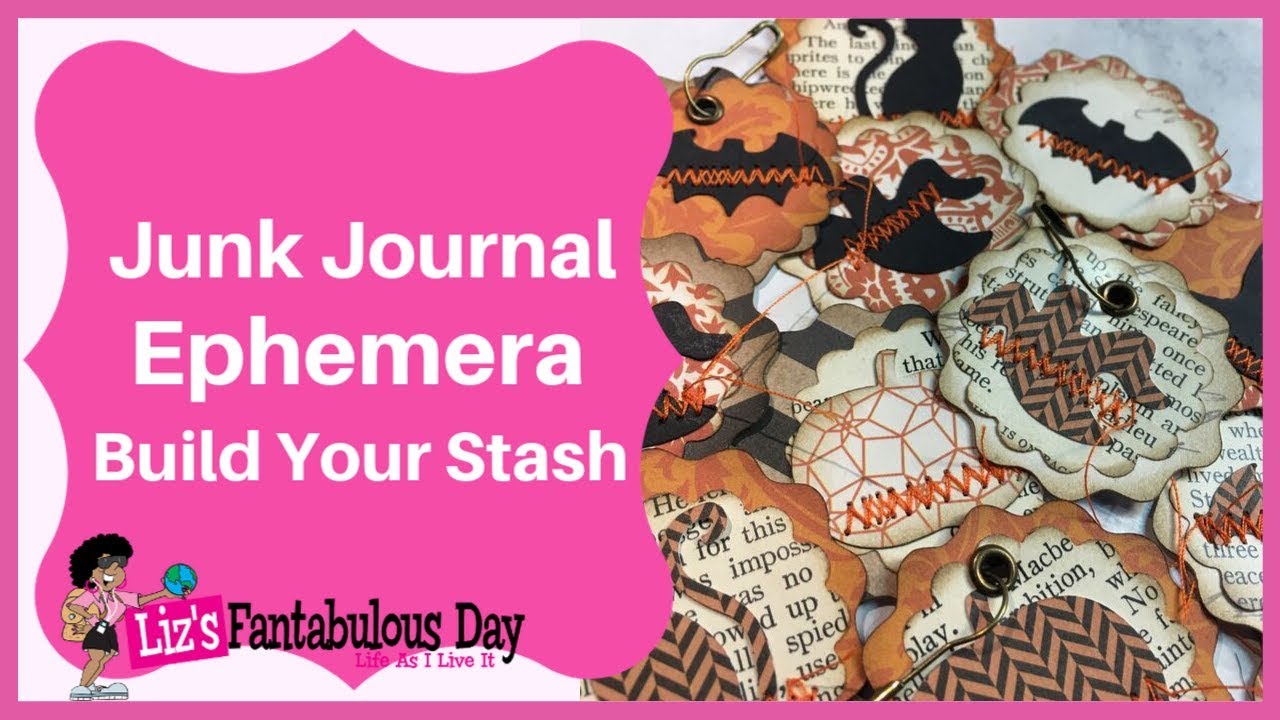 Making Halloween Ephemera - How to Build Your Junk Journal Ephemera, Halloween Ephemera