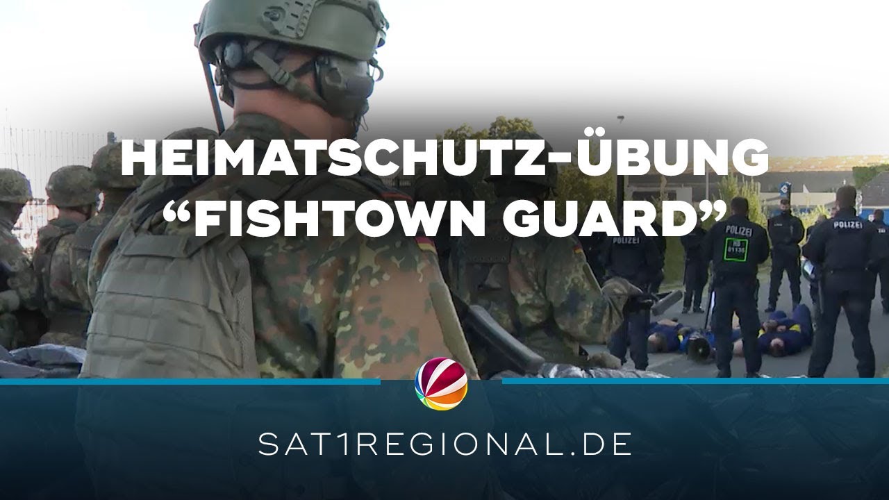 Heimatschutz-Übung „Fishtown Guard“ in Bremerhaven