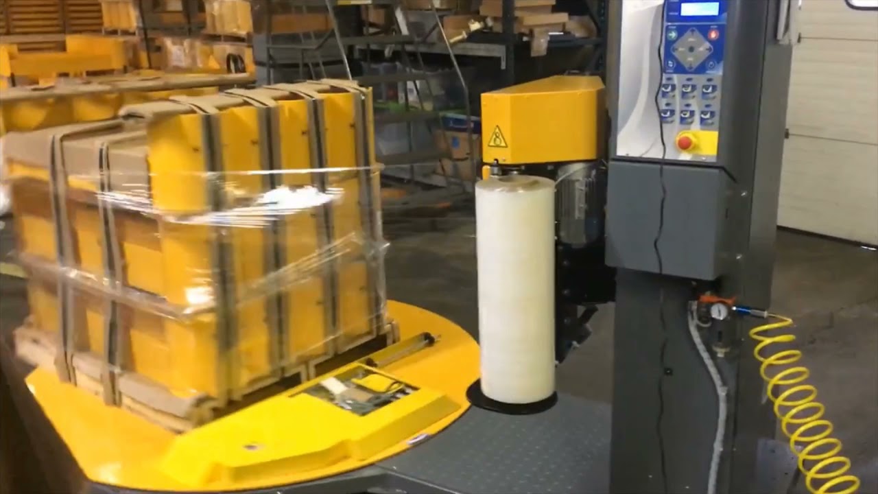 Handle-It | Model 1100AAC Automatic Remote-Operated Stretch Wrapper demo