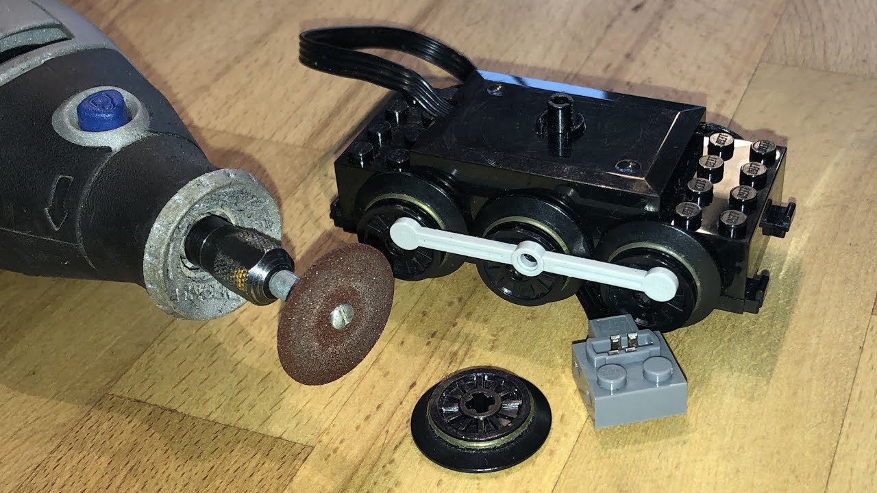 Kuppelstangen für LEGO® PF-/PU-Eisenbahnmotor (connecting rods for LEGO® PF/PU train motors)