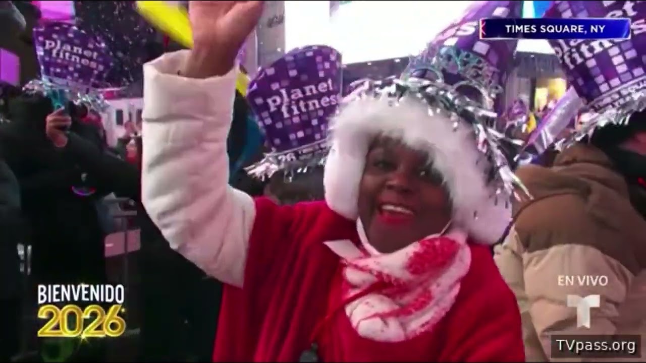 Telemundo Bienvenido 2026 - Times Square 2026 Ball Drop