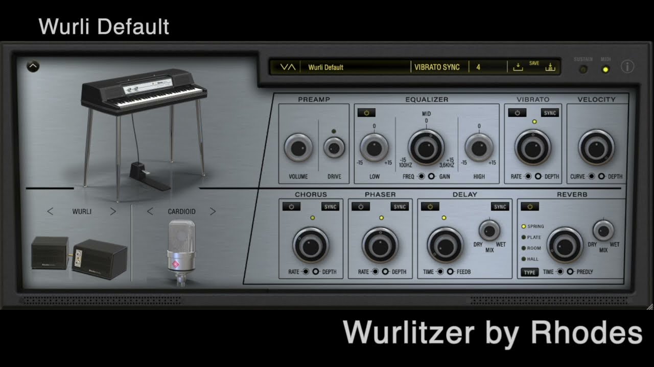 Wurlitzer by Rhodes - No Talking Demo