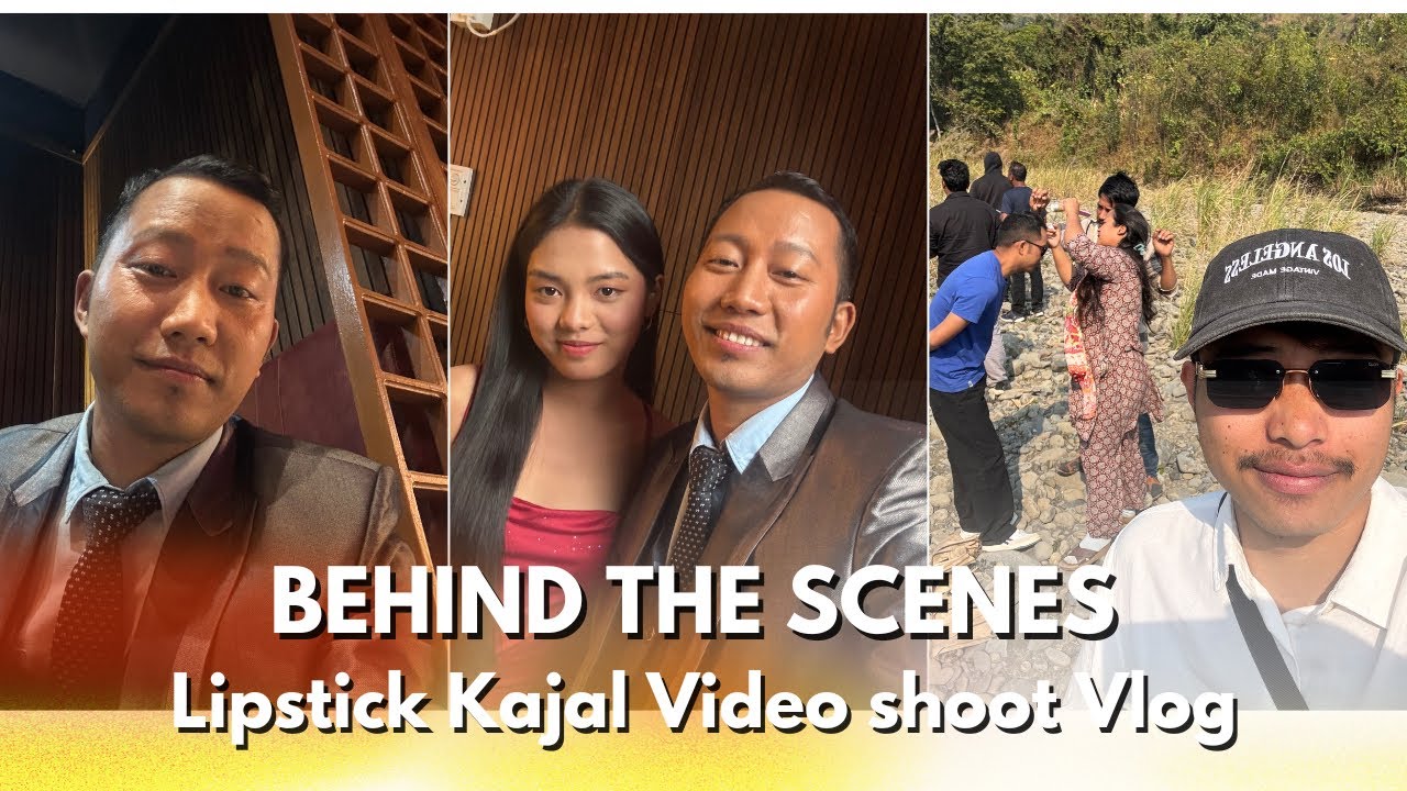 Music Video Shoot || Behind the scene ||Lipstick  kajal