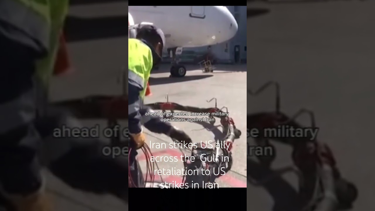 Иран нанес удар по союзнику США в Персидском заливе в ответ на атаки США #cnn #bbc #aljazeera #но...