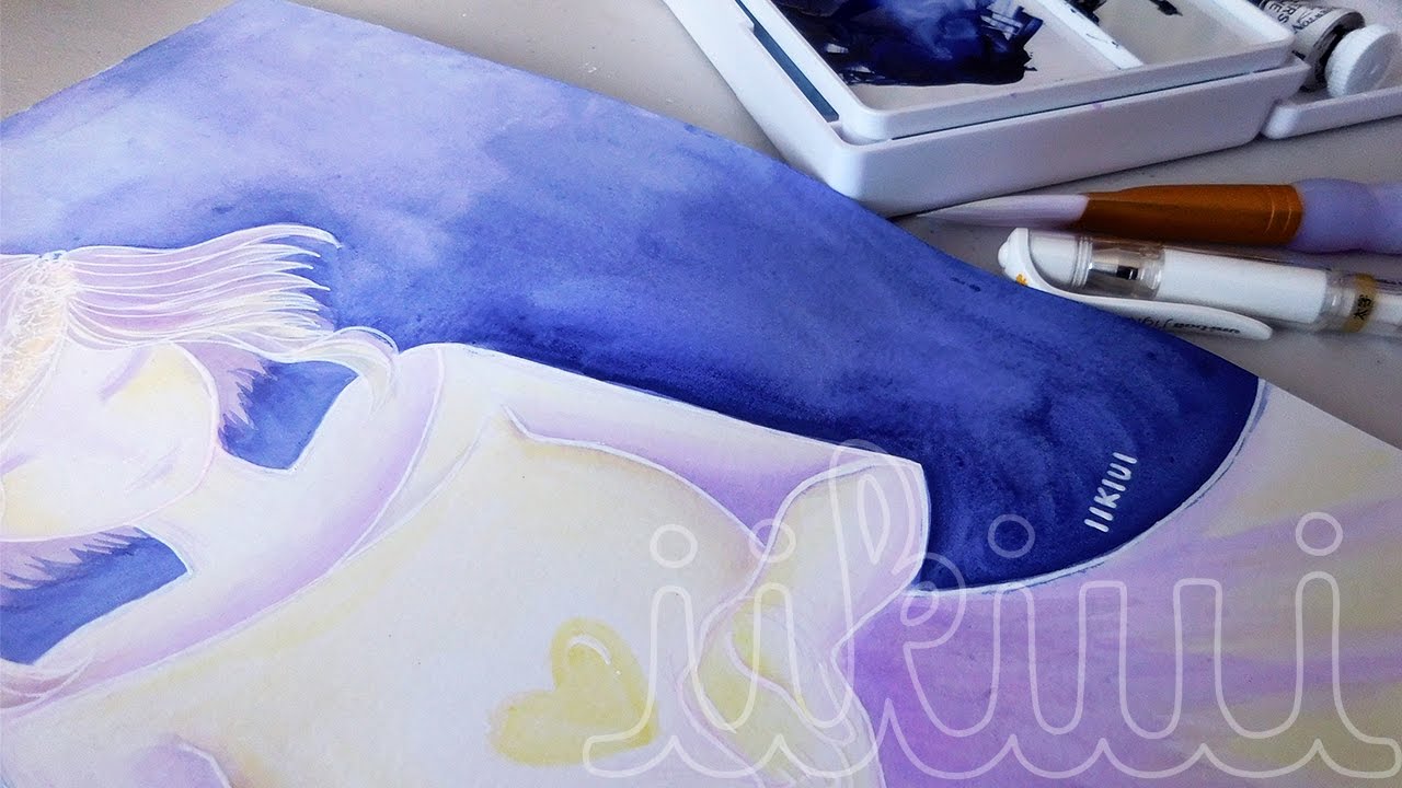 Elemental Ladies Series: Element of Giving (#8) - Watercolor Speedpaint ♡ iiKiui