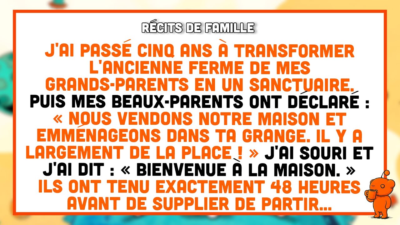 Mes beaux-parents ont voulu prendre leur retraite dans ma ferme — j’ai préparé leur vengeance.