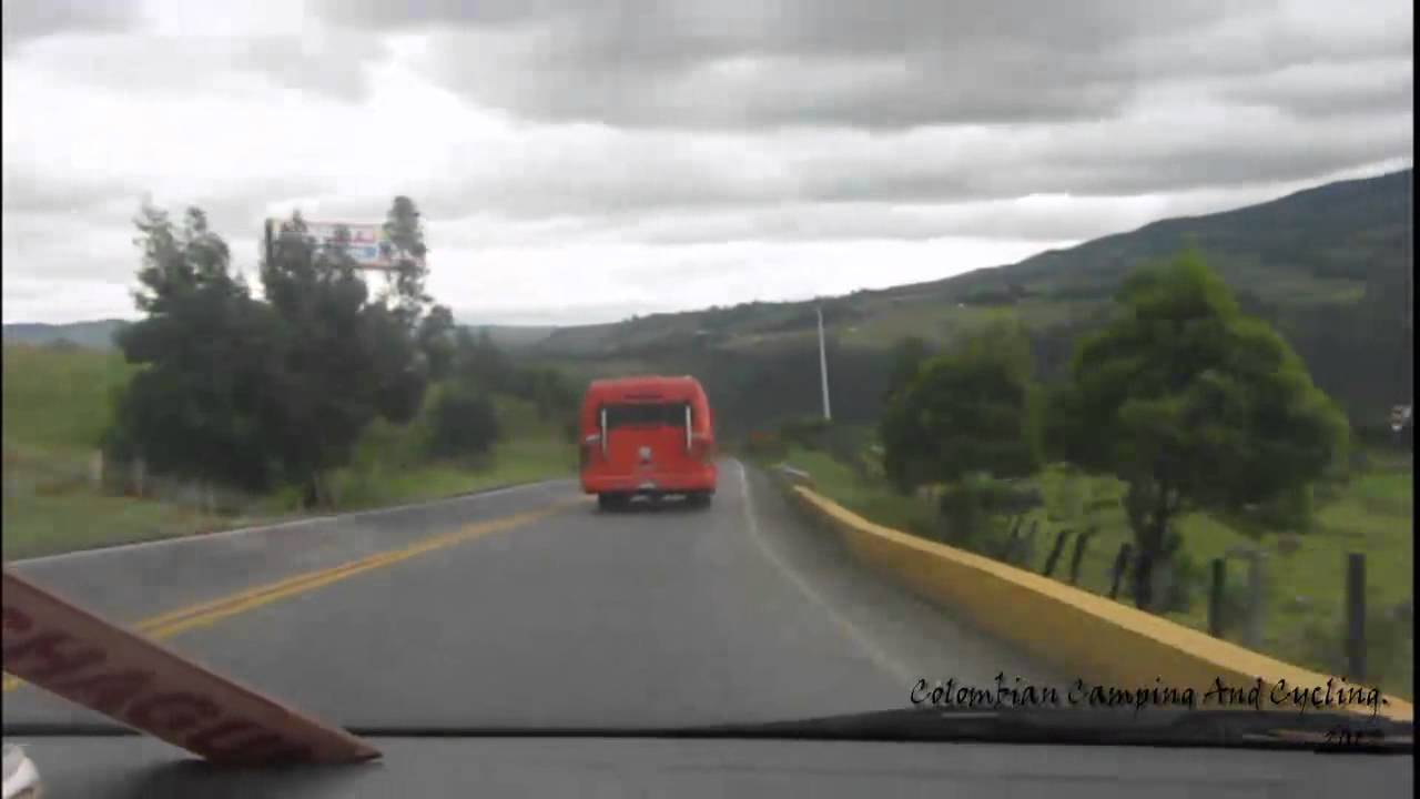 Llegando a la ciudad de Pasto, Nariño por la panamericana Norte
