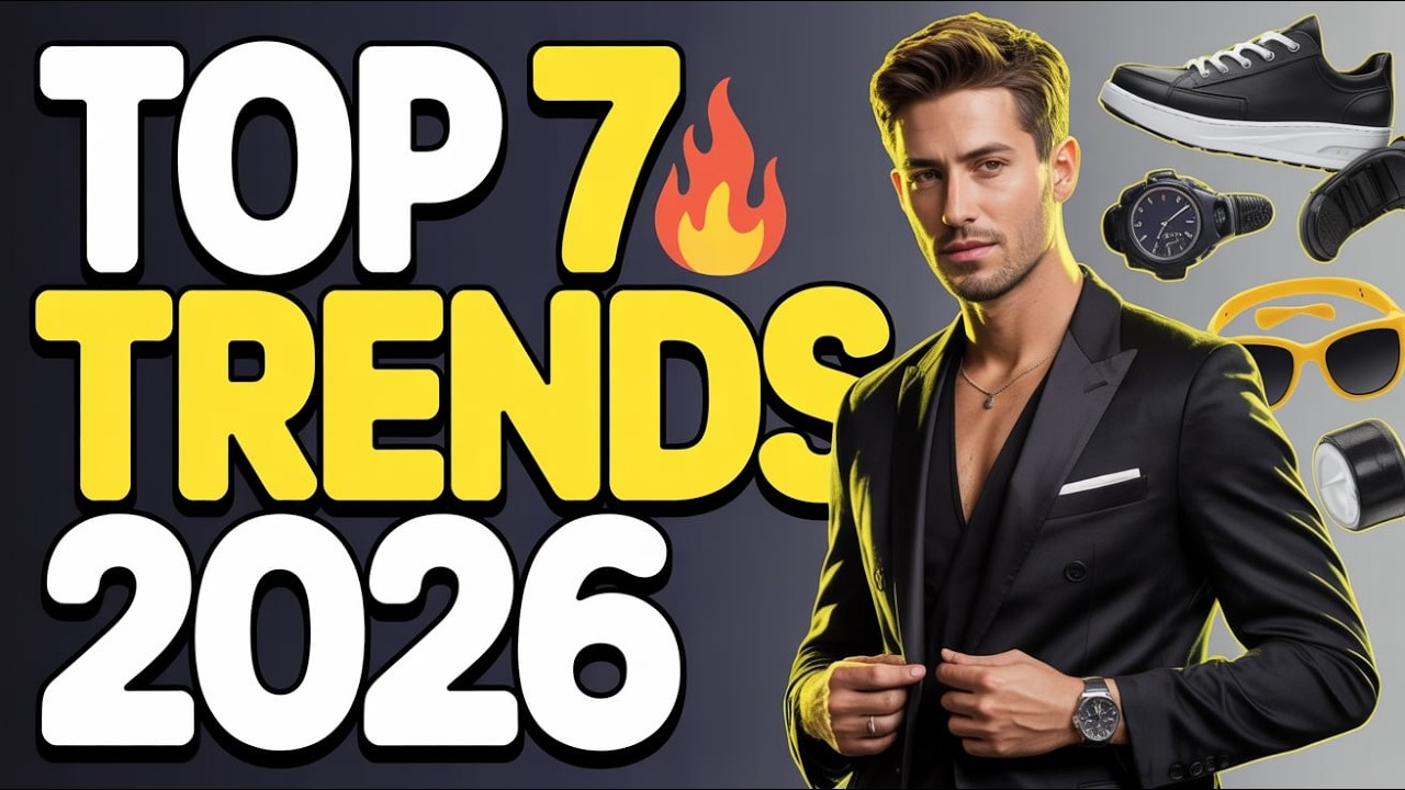 Top 7 Men&rsquo;s Fashion Trends for 2026 🔥 | Modern Style Guide for the Confident Man