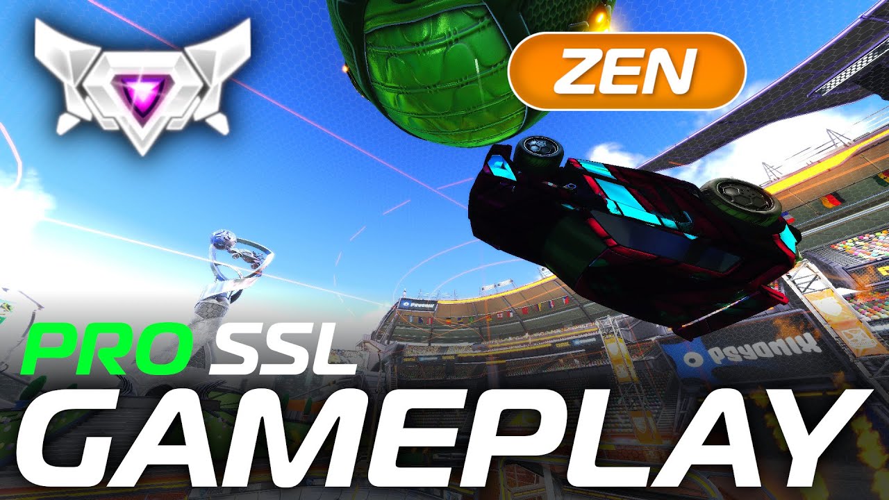 Zen playing Rocket League with himself..