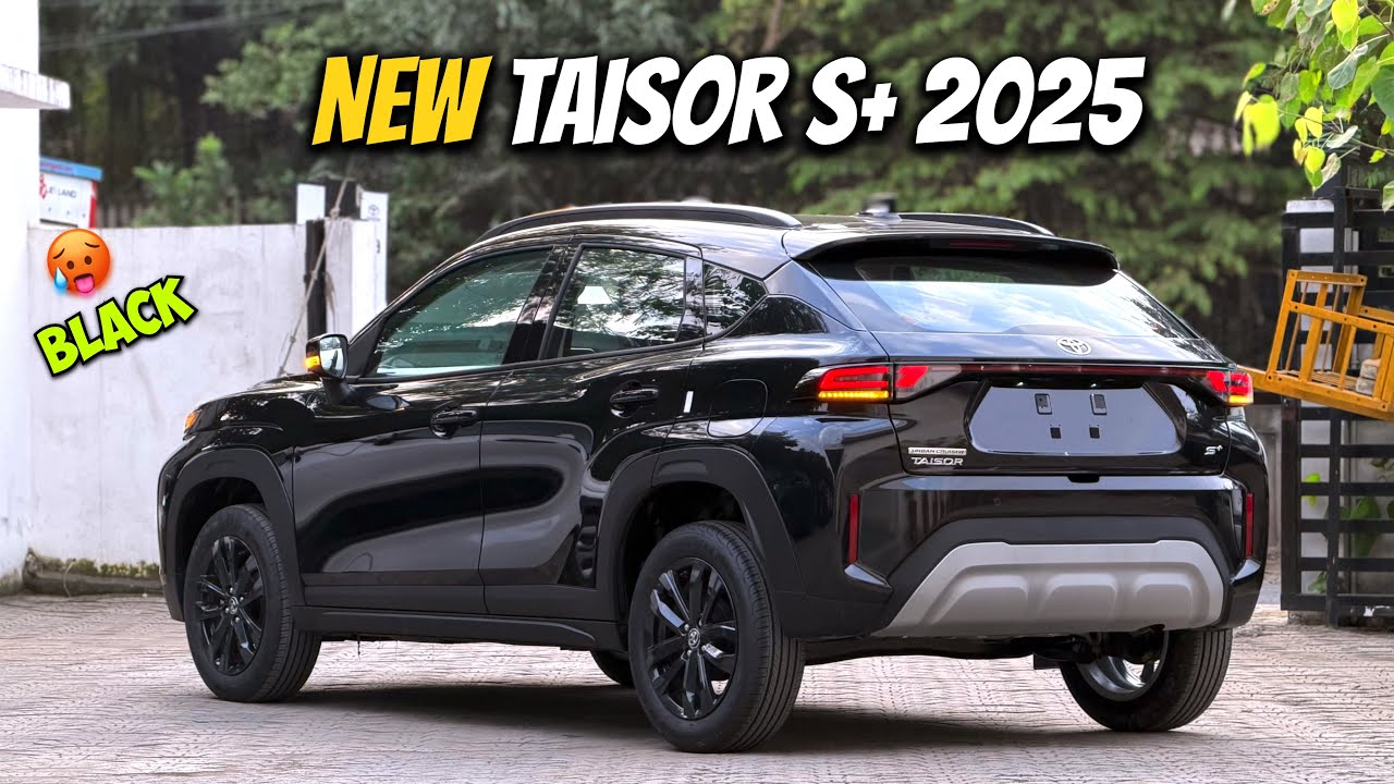9 Lakh Me Dark Edition🔥| New Taisor S plus 2025 | Toyota Taisor S Plus 2025 