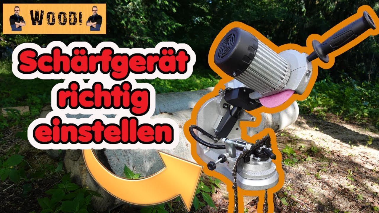 Kette schärfen - Kettenschärfgerät richtig einstellen - Sägenspezi HydroSharp 300