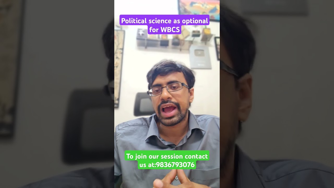 Score Big in WBCS with Political Science Optional! #WBCS #PoliticalScience #OptionalSubject #PrepTip