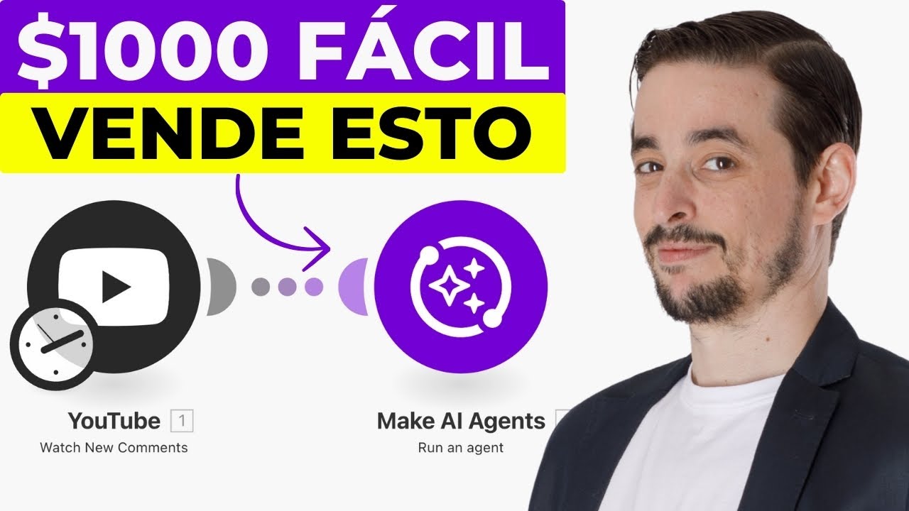 Mirame crear un Agente IA que responde mis comentarios en Youtube | Make AI Agents | Mr Santos