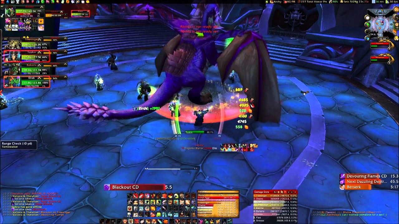 Valiona and Theralion first kill