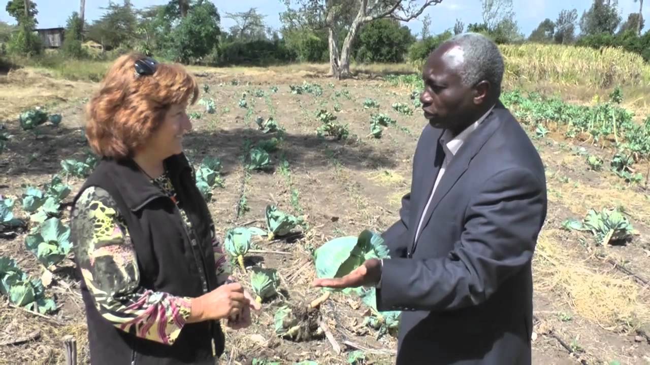 Acadia Junior High donates a drip irrigation system to Tigithi Secondary School