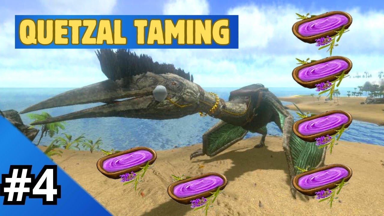 finishing BASE & Taming QUETZAL 🦖 (EP-4) Ark: Survival Evolved Mobile