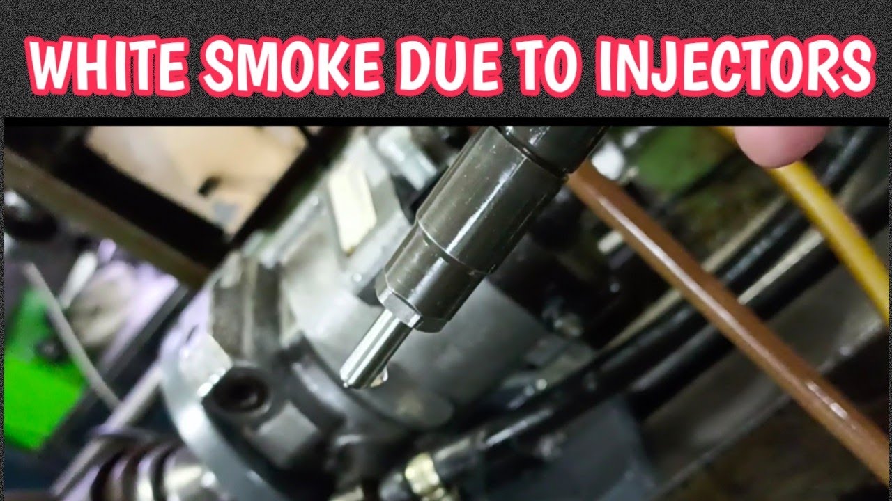 White Smoke Due to Diesel Injector-EXPLAINED@FREE EDUCATION ON AUTOMOBILE