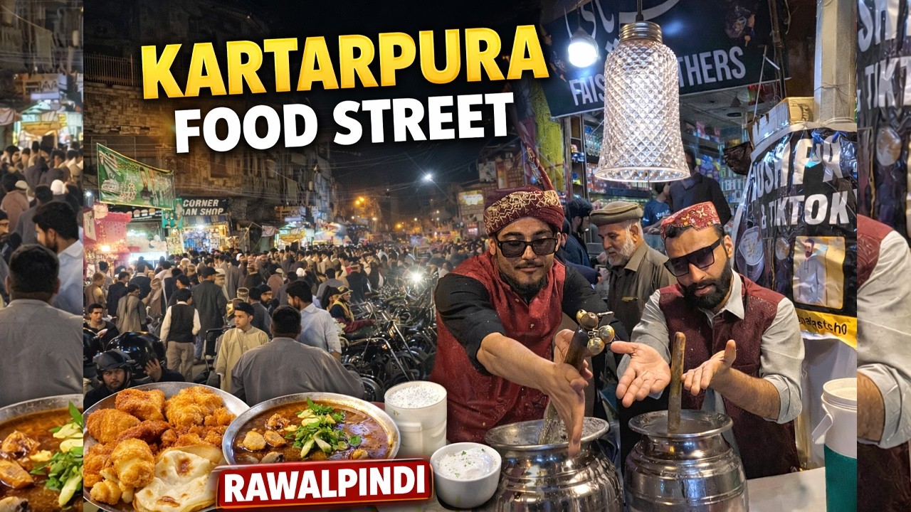 Famous Kartarpura Food Street Rawalpindi | Sehri Food Vlog |Kartarpura Night Food Tour
