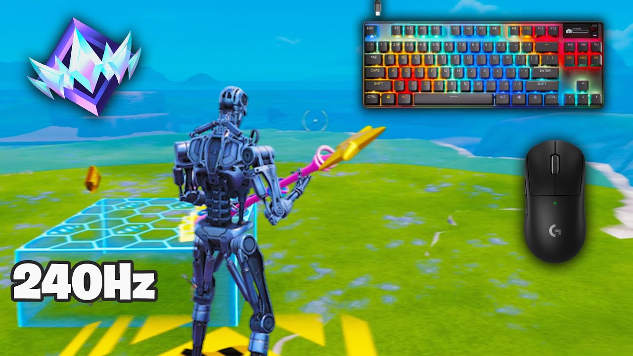 SteelSeries Apex Pro TKL ASMR | Realistic 2v2 Gameplay | Satisfying M&K Fortnite 240FPS