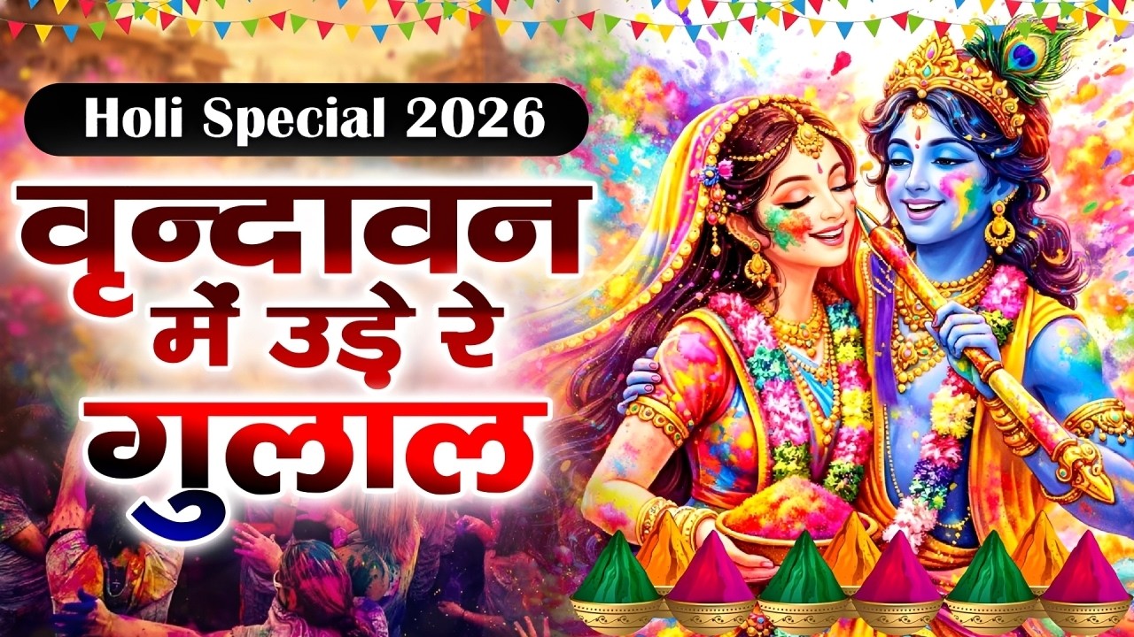 Vrindavan Mein Ude Re Gulal वृन्दावन में उड़े रे गुलाल Sikha Rana - Holi Bhajan 2026 New Holi Song