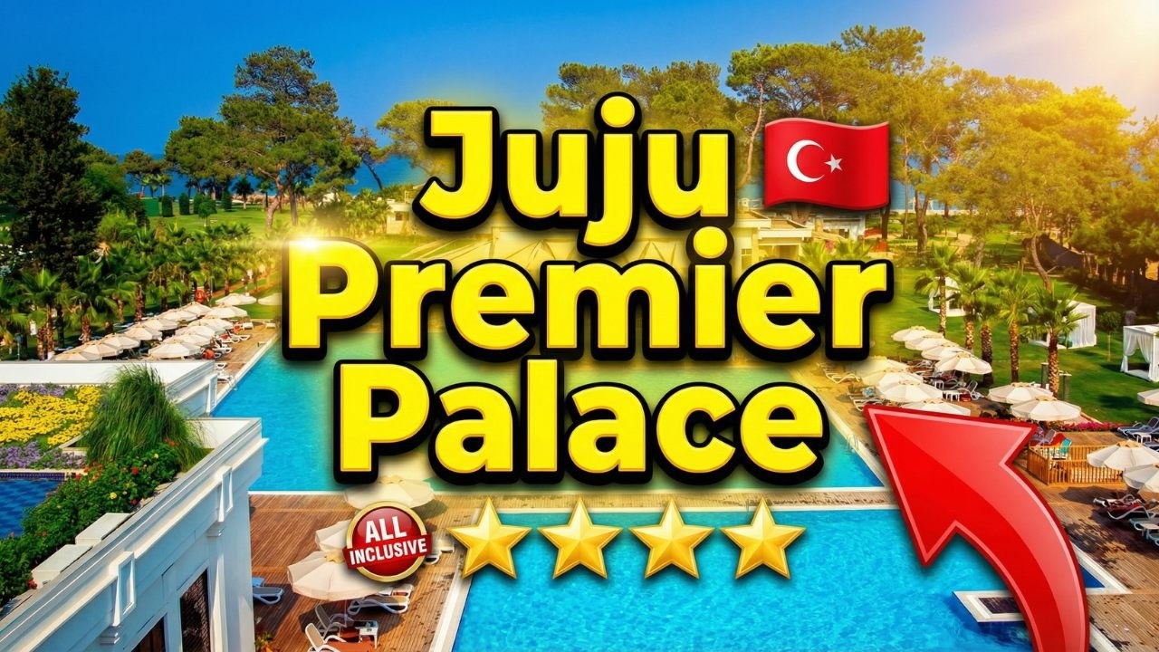 🇹🇷 Juju Premier Palace 5* – prywatna plaża z pomostem i aquapark | Beldibi, Riwiera Turecka