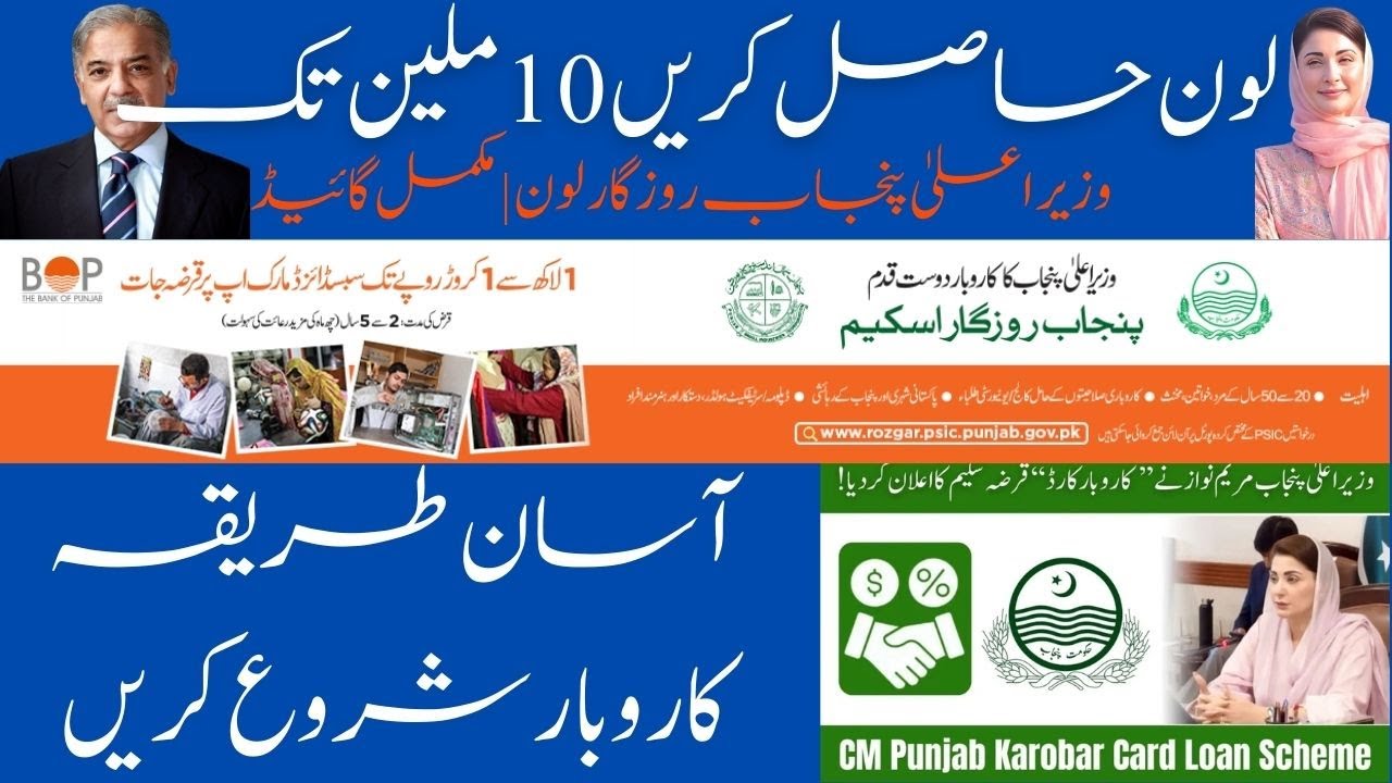 How to Apply for CM Punjab Rozgar Loan Step by Step | Complete Guide 2025