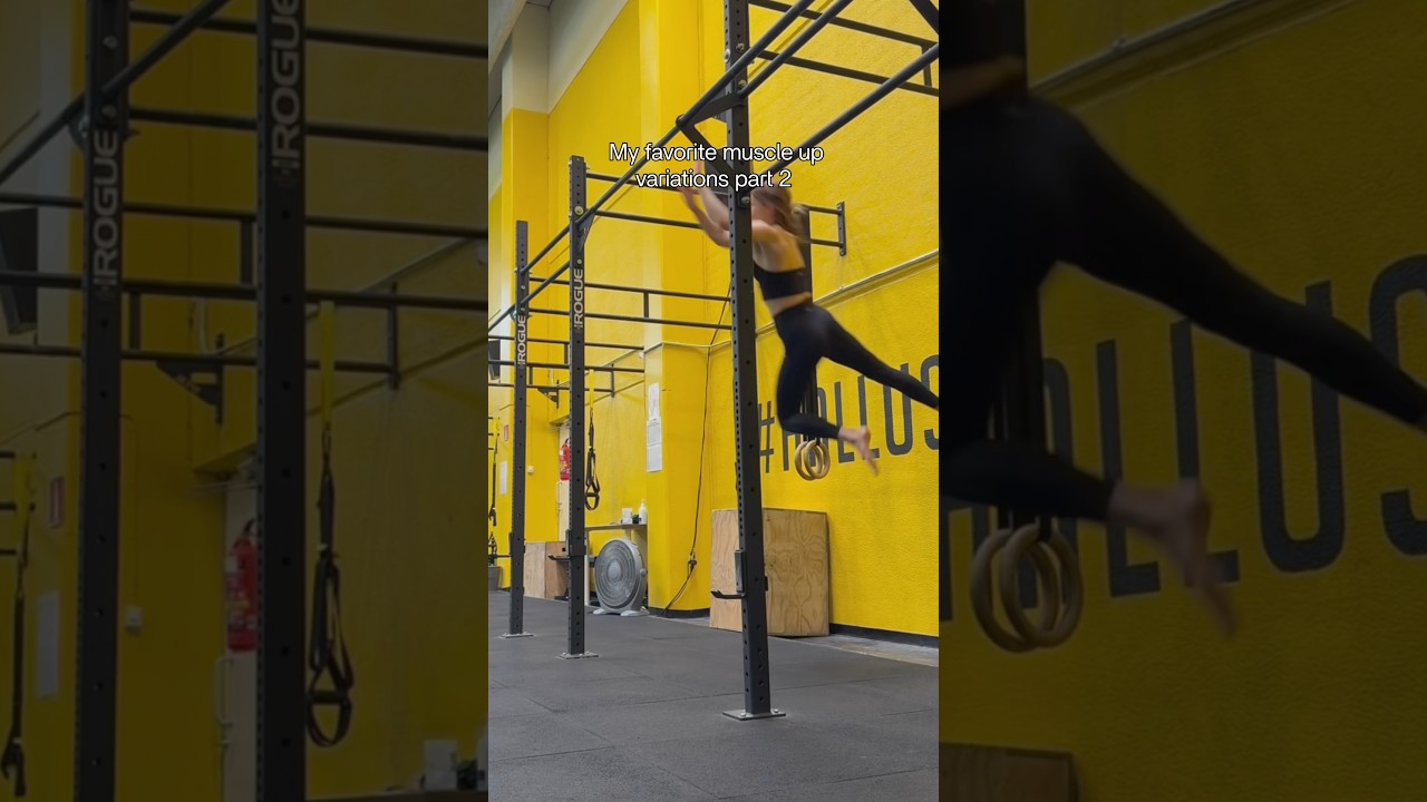 My fav muscle up variations part 2🔥 #workout #motivation #shorts