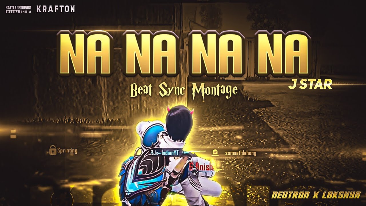 Na Na Na Na Beat Sync Montage | Bgmi/Pubg Mobile Beat Sync Montage | J Star | Neutron #pubgmobile