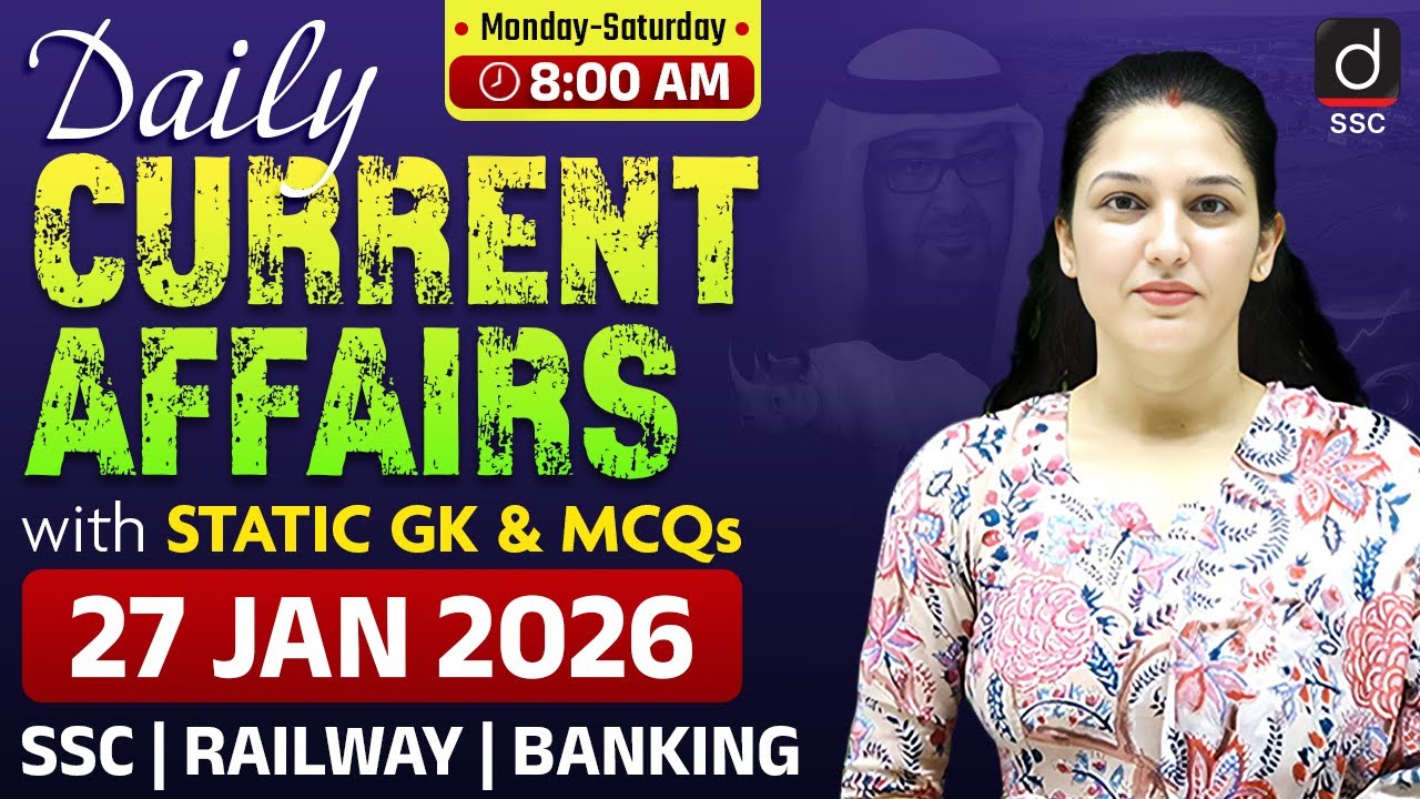 Current Affairs Today | 27 January 2026 Current Affairs | Daily Current Affairs by NAMU Mam