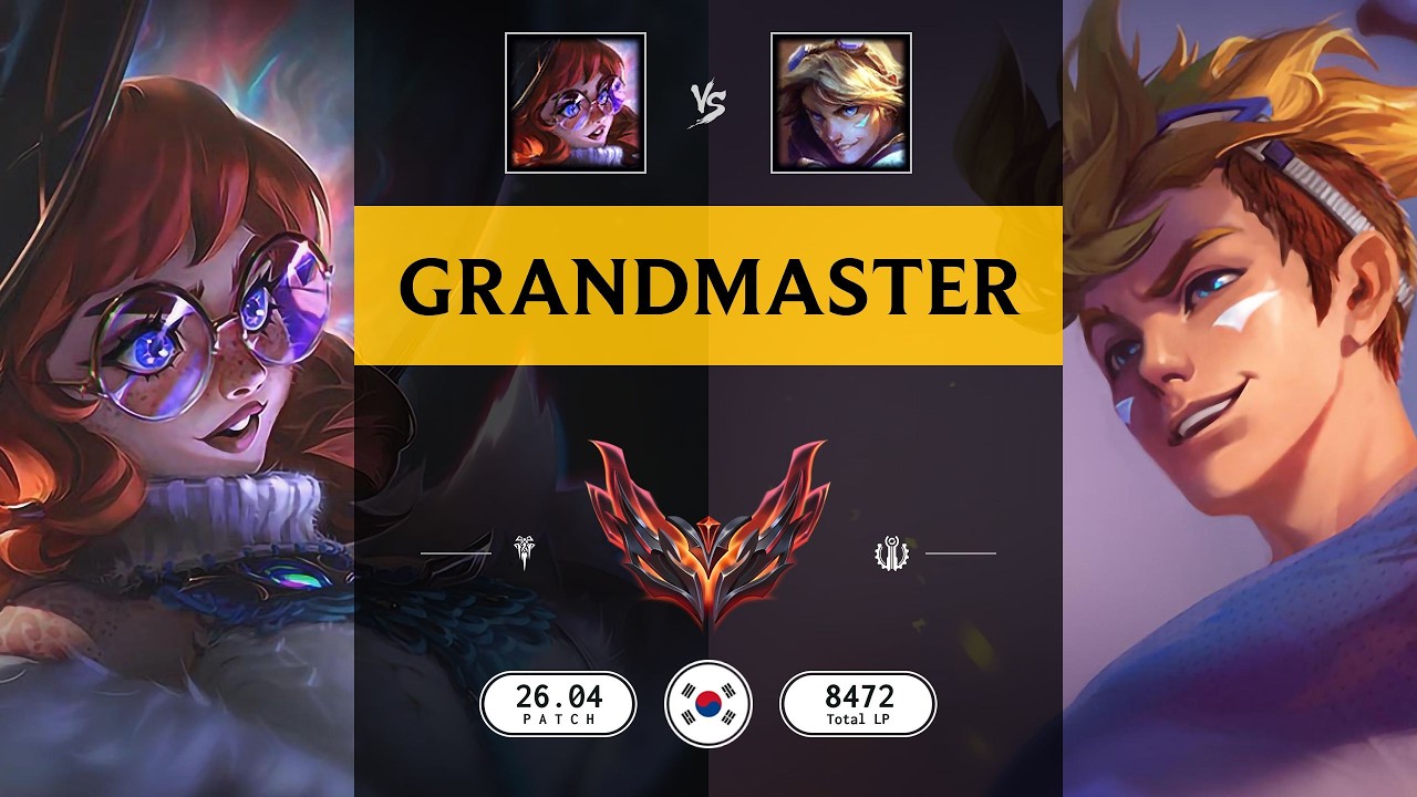 Grandmaster Match: Aurora vs Ezreal - KR server Patch 26.04