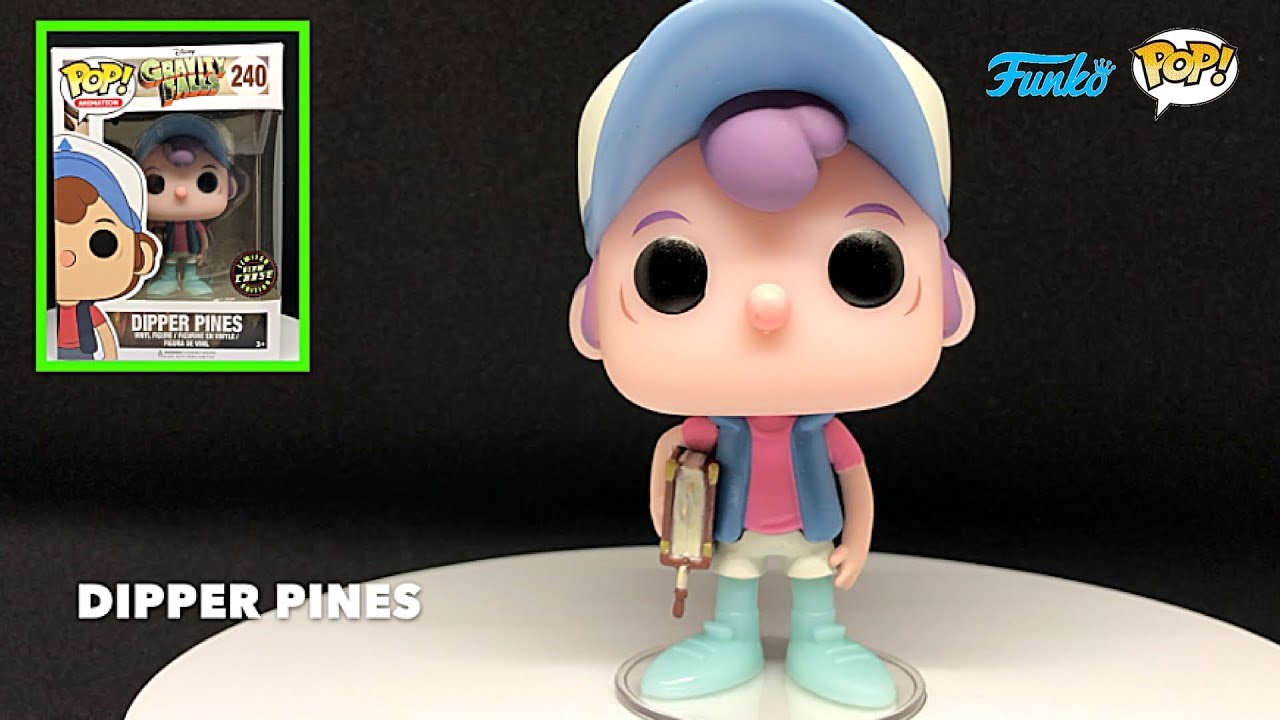 Funko POP - Dipper Pines 240 Glow Chase, From Gravity Falls - Up Close Funko Part 2